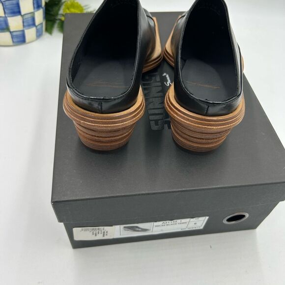 Women’s Sunni Sunni stacked heel mule size 6, made in Portugal - Picture 7 of 9